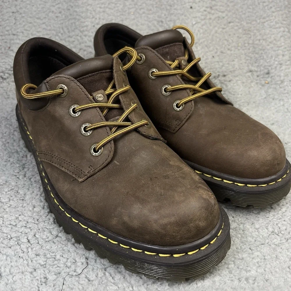 Dr. Martens Graceland Shoes Distressed Brown Leather Oxford Mens 13 M